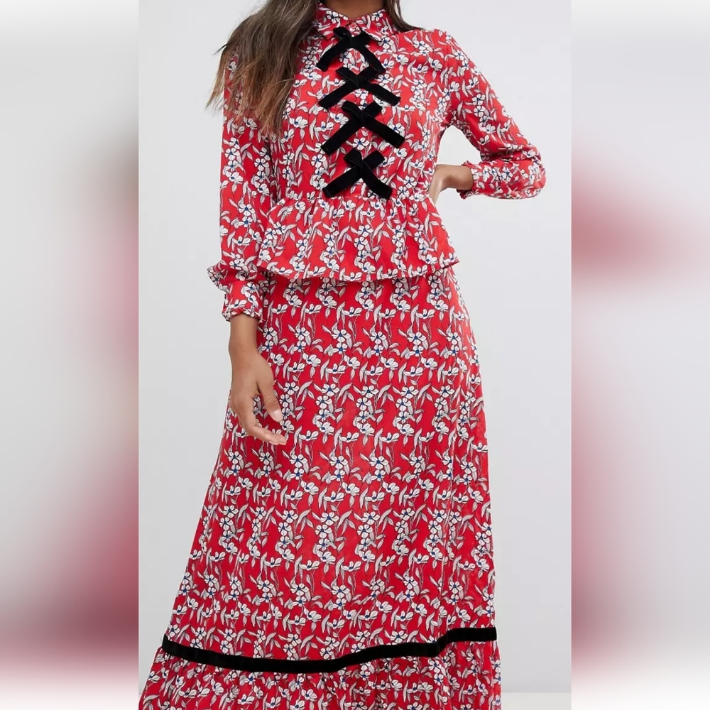 Long sleeve maxi dress